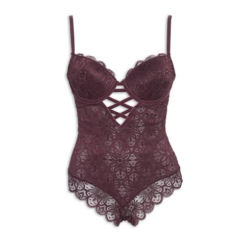 buy dare to intrigue lingerie chocolate lace bodysuit online truworths