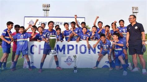 sudeva delhi fcs   team champions  jsw youth cups inaugural