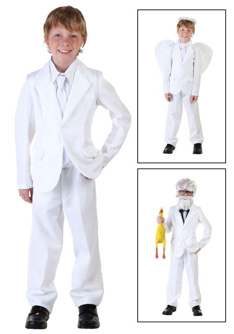 white suit costume  kids