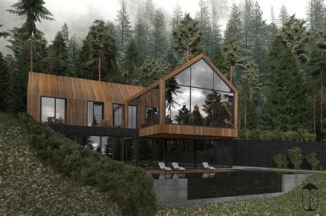 forest house behance