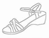 Shoes Coloring Pages sketch template
