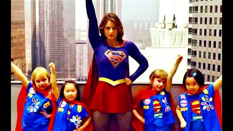 Supergirl Star Melissa Benoist Met Some Super Girl