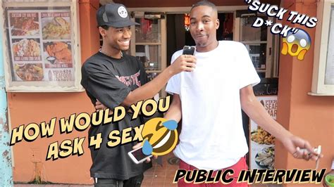 Ask For Sex Without Saying “sex” Public Interview Youtube
