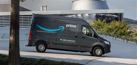 amazon orders   electric vans  mercedes benz electrek