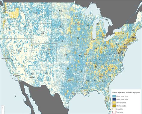 Maps Show Which Americans Have Broadband Access And Which Dont