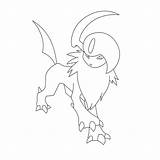 Pokemon Coloring Pages Reshiram Absol Deviantart Lineart Zekrom Colouring Drawing Getcolorings Printable Color Getdrawings Visit Kids sketch template