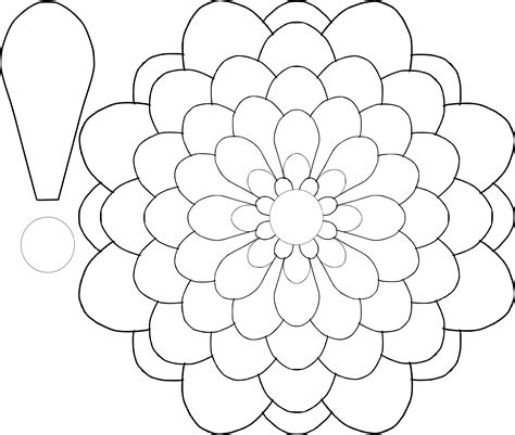 flower  petal mandalas coloring pages sketch coloring page