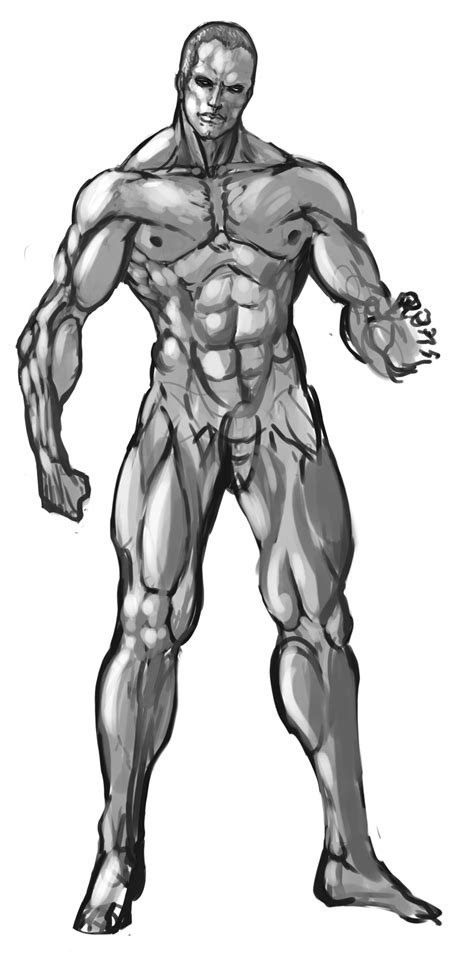 muscle man  frost  deviantart