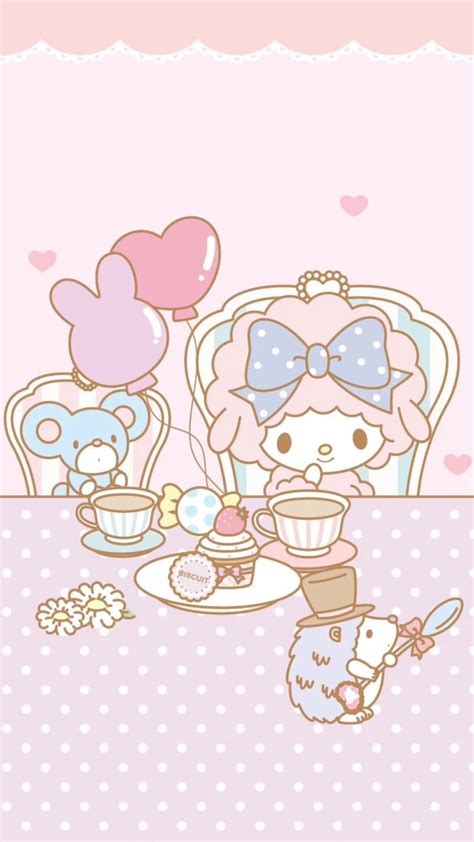 My Sweet Piano Hello Kitty Iphone Wallpaper Hello Kitty Cartoon