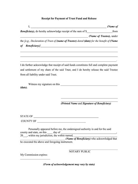 printable trust forms fill   sign printable  template