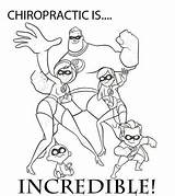 Chiropractic Coloring Pages Kids Incredibles Les Incredible Printable Indestructibles Care Drawing Family Benefits Dessin Sheets Spine Disney Chiropractor Getdrawings Google sketch template
