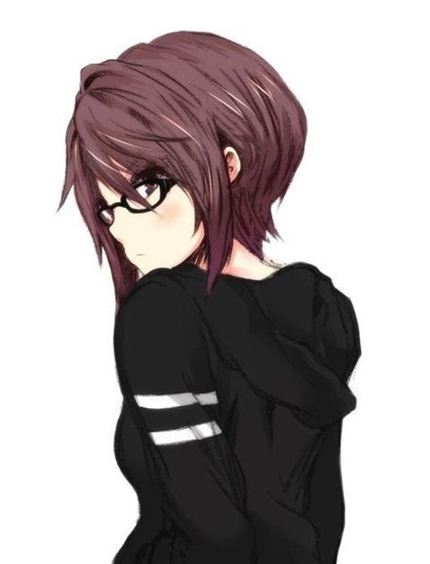 popular 33 short hair anime girl with glasses