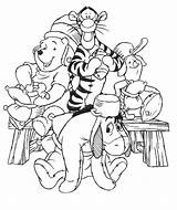 Coloring Pooh Winnie Pages Characters Printable Popular sketch template