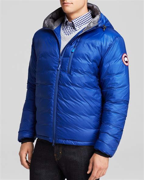 Lyst Canada Goose Lodge Hooded Down Jacket In Blue For Men