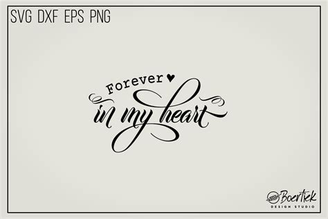 heart memorial quote svg file  cut files design bundles