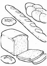 Brot Ausmalbild Lesson Breads Momjunction sketch template