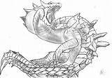 Monster Hunter Lagiacrus Dibujos Colorear Para Coloring Deviantart Draw Nombre High sketch template