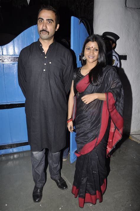 Konkona Sen Sharma With Husband Actor Ranveer Shorey At