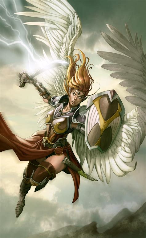 angel warrior  kikicianjur  deviantart