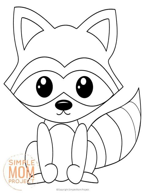 pin  forest animal coloring pages