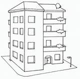 Edificios Casas sketch template