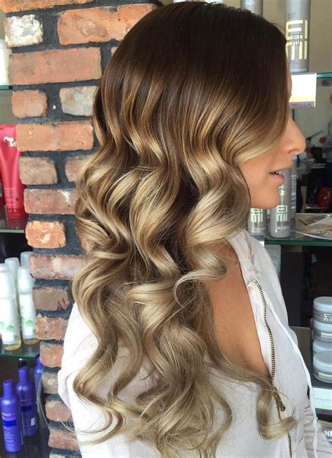 ombre hair color ideas  blonde brown red  black hair