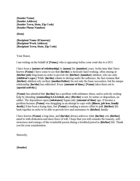 letter ideas   sample character reference letter