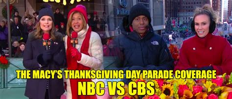 macy s thanksgiving parade coverage by nbc and cbs still
