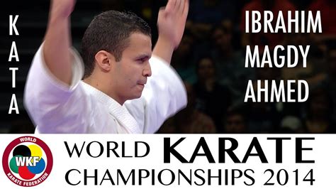 Ibrahim Magdy Of Egypt Kata Unsu Bronze Medal 2014 World Karate
