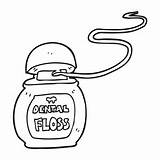 Dental Floss Clipart Cartoon Drawing Freehand Drawn Clipartmag Clipartix sketch template