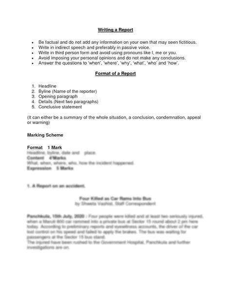 solution writing  news report format  examples cbse studypool