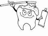 Coloring Pages Hygiene Dental Getdrawings sketch template