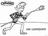 Onward Lightfoot Película sketch template