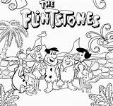 Coloring Flintstones Cartoon Pages Drawing Printable Stone Age Kids Flintstone Color Teenagers May Characters Barney Book Good Caveman Drawings Sheets sketch template