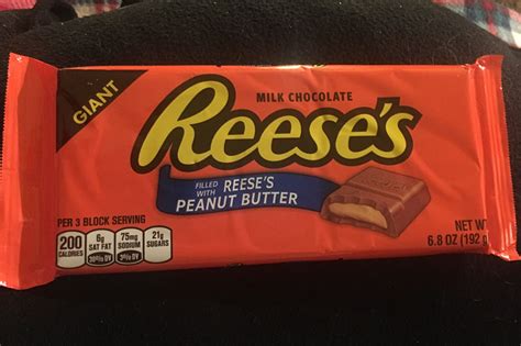 reeses candy bar chocolate milk chocolate peanut butter