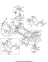 mtd ams     parts diagram  mower deck