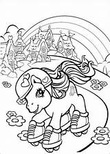 Coloring Pages Pony Belle Sweetie Little Sweet Bubakids Cartoon sketch template