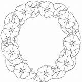 Poppy Remembrance Coloring Pages Wreath Colouring Anzac Printable Template Flower Thank Outline Flowers Veterans Poppies Kids Color Sheets Colour Outlines sketch template