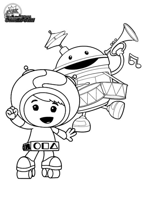team umizoomi coloring pages images