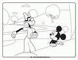 Coloring Mickey Mouse Pages Clubhouse Printable Cow Clarabelle Library Clipart sketch template