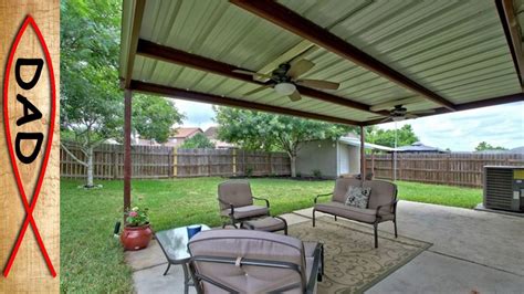 patio cover  metal  wood youtube