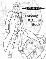 Coloring Who Pages Doctor Books Colouring Book Dr Programs Party Printable Pdf Bonus Fan Plus Tenth Nerd Mandala Teen Docs sketch template