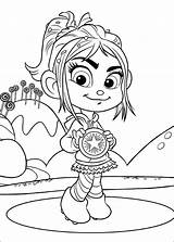 Ralph Wreck Coloring Pages Kids Cute Color Disney sketch template