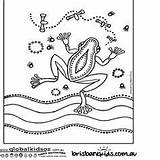 Aboriginal Colouring Pages Kids Naidoc Dot Week Coloring Painting Templates Template Animals Indigenous Brisbane Au Google Snake Frog Ins Print sketch template