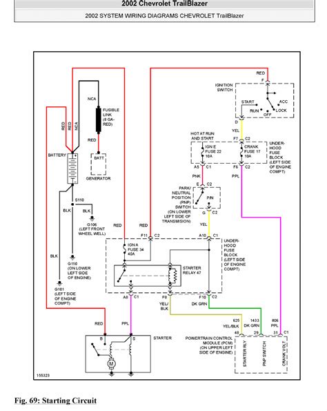 chevrolet trailblazer radio wiring diagram