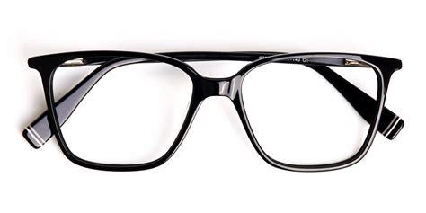 black full frame square cat eye glasses for women specscart ®