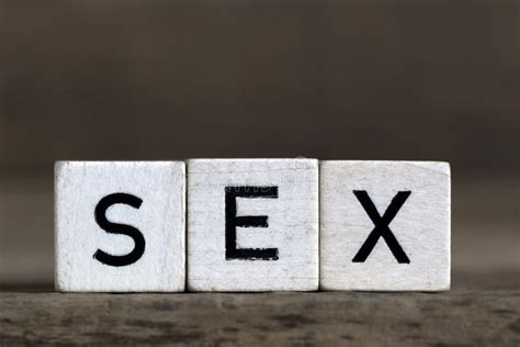 Sex Written In Cubes Stock Image Image Of Copulation 89993133