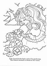 Lady Locks Lovely Coloring Book sketch template