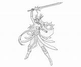 Leona Legends League Character Coloring Pages sketch template
