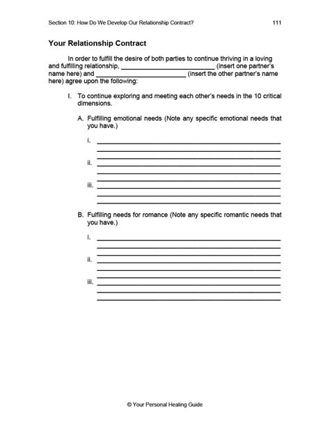 20 Relationship Contract Templates And Relationship Agreements